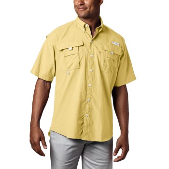 Columbia PFG Bahama II Short Sleeve, Camisa Naranjas Para Hombre | 390642-DXH